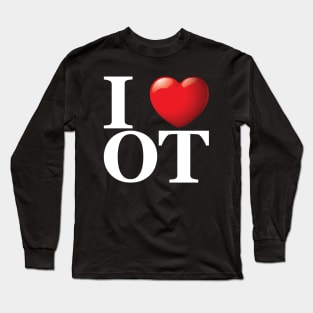 I LOVE Occupational therapy Long Sleeve T-Shirt